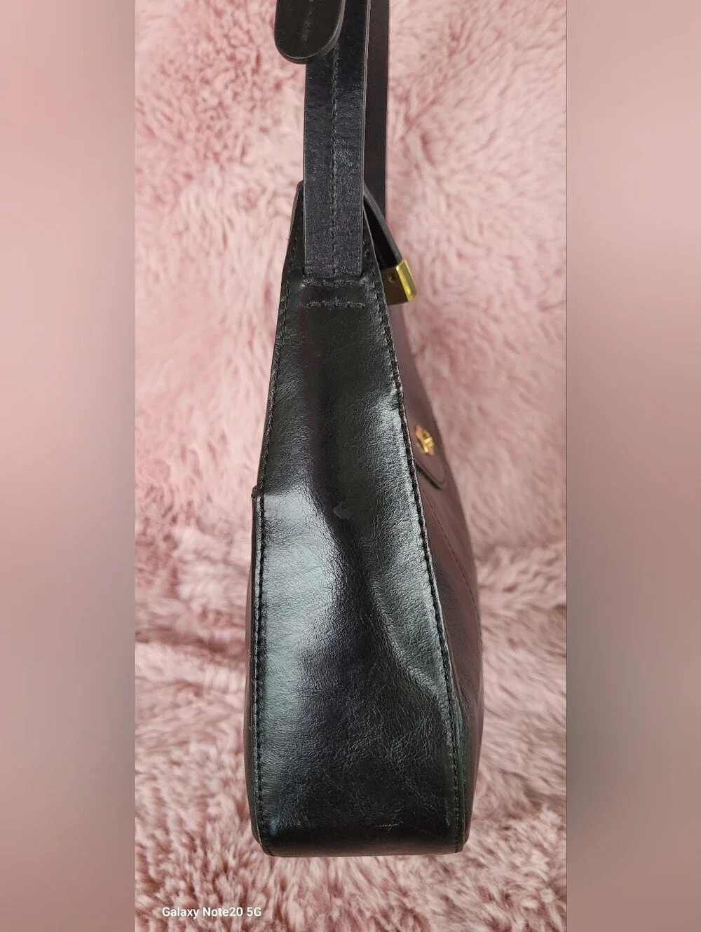 Vintage 70s 80s ETIENNE AIGNER Leather Shoulder Bag Handbag